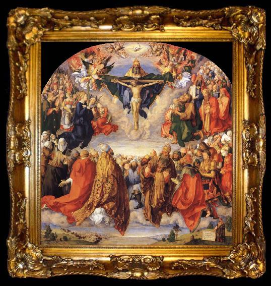 framed  Albrecht Durer The All Saints altarpiece, ta009-2